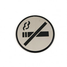 Табличка Apecs SP-03-INOX (не курить)